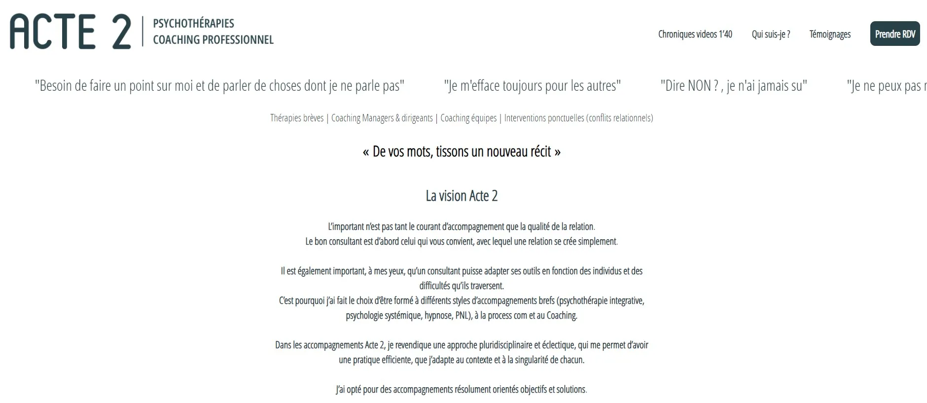 Capture d'écran : Acte 2