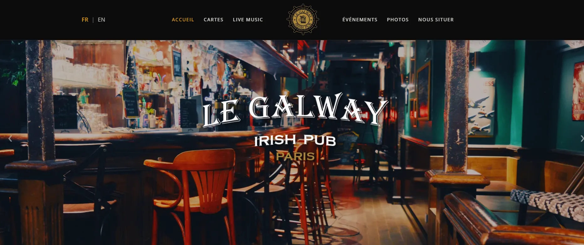 Aperçu de la réalisation Galway Irish Pub