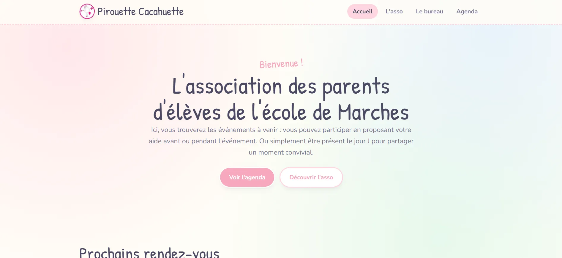 Aperçu de la réalisation Pirouette Cacahuette