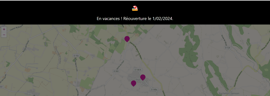 Food Truck Locator mode vacances